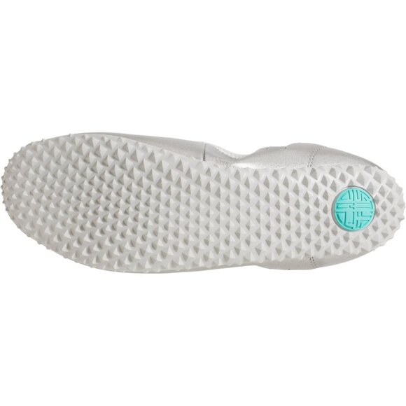 NEW Plae Crosby Ballerina Flats wide width Leather in silver unisex 925 3s2 - Picture 4 of 6